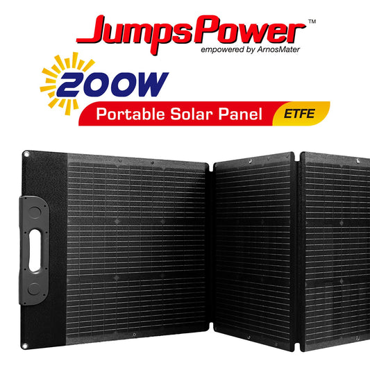 NNEDSZ 200W Solar Panel Portable Charger JumpsPower Power Generator Foldable